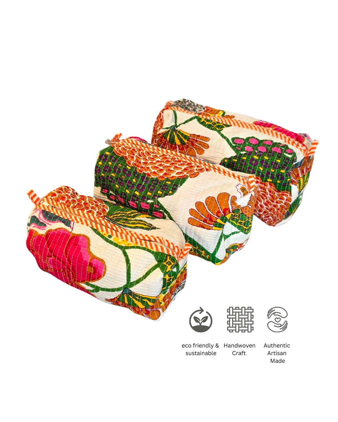 Cotton Blossom Pouches