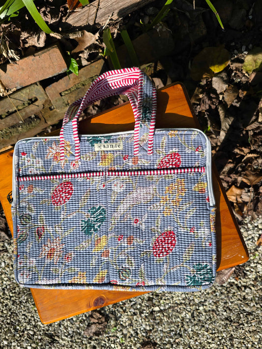 Whispering Floral Laptop Bag