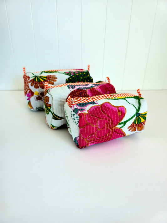 Cotton Blossom Pouches