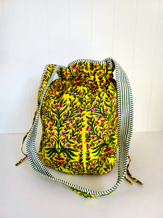 Golden Fleur DS Tote