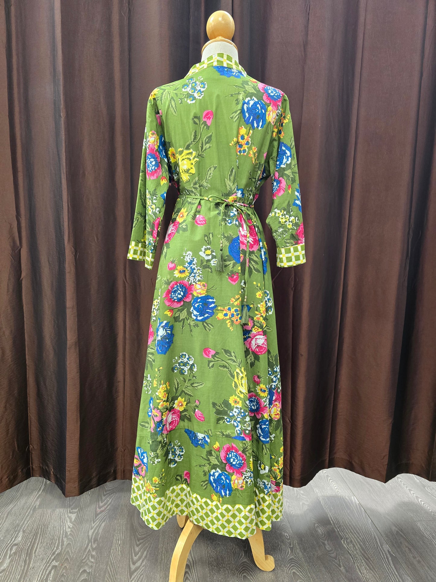 Eoldie Wrap Dress | Crimson Bloom