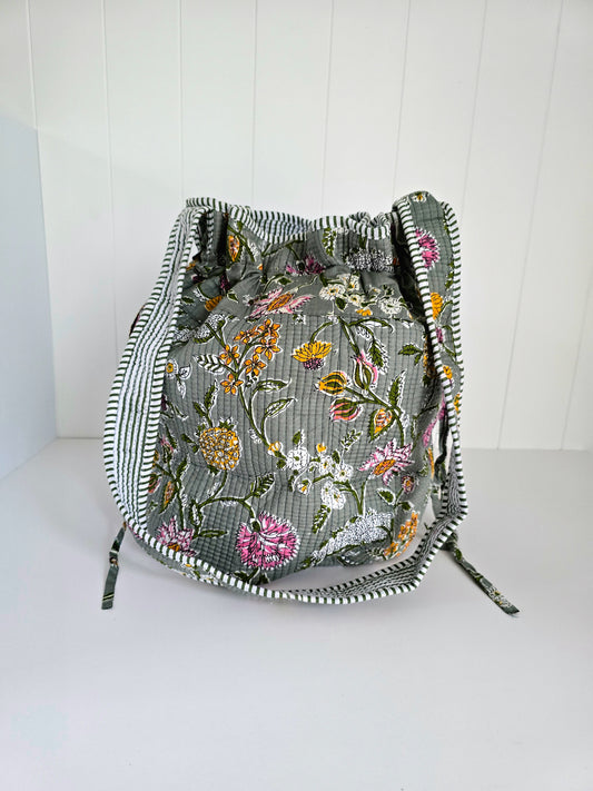 Whispering Floral DS Tote