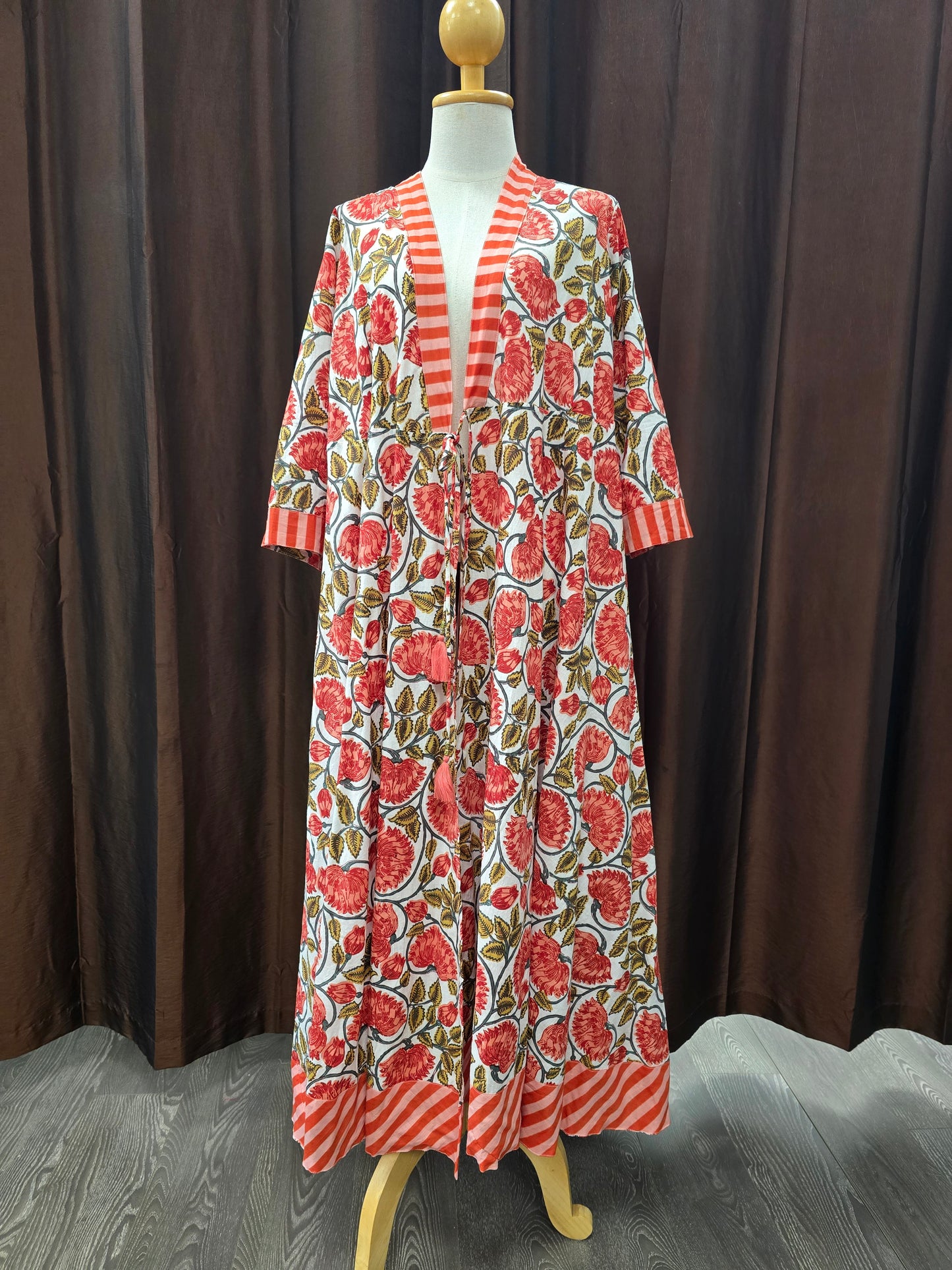 Eoldie Wrap Dress | Crimson Bloom