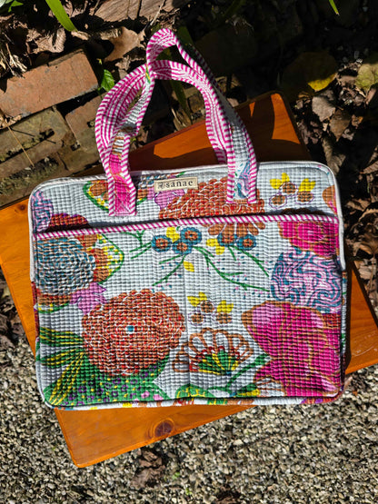Cotton Blossom Laptop Bag